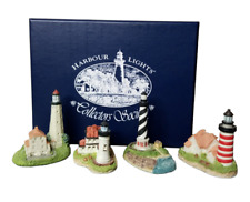 Harbour Lights Collection Society Spyglass Lighthouses Lot of 4 West Quoddy Naut picture