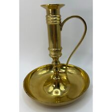 Solid Brass Chamber Candlestick Candle Holder picture