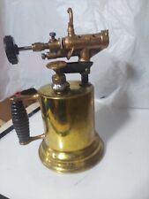 Vintage Antique Brass Blow Torch Display or Repair. Metal Items picture