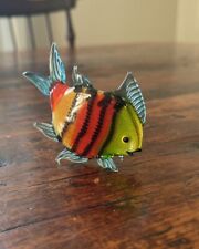 Multi-colored Glass Fish Figurine picture