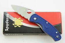 Spyderco C136PSBL Persistence Pocket Knife Lightweight Dark Blue S35VN New in Bo picture
