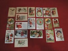 (19) Vintage Santa Claus Postcards picture