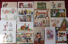 HUNGARY / 20 x HUNGARIAN FOLK -TRADITIONAL COSTUME ARTIST POSTCARDS 1./ 1930-50 picture