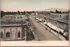 1910s SAN BERNARDINO, California Hand-Colored Postcard 