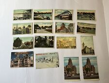 VTG/Antique Lot Of 16 Postcards Buffalo NY BLIZZARD 77 Wilcox House Int’l Bridge picture
