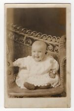 RPPC SMILING BABY MINNIE TOWNSEND VINTAGE REAL PHOTO POSTCARD 120320 P picture
