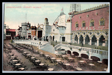 Vintage Postcards Dreamland, Coney Island Canals of Venice UNP Divided Back picture