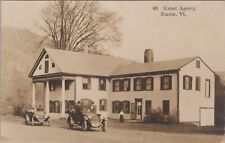 Strout Agency Sharon Vermont Old Cars c1920s RPPC Photo Postcard picture