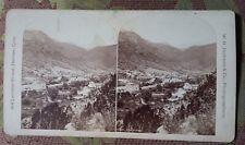 Town of Manitou and Pike's Peak, Colorado W.H. Jackson Stereoview Photo 301 picture