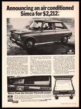 1971 Chrysler Plymouth Simca-Vintage  car photo print ad-Man Cave, Garage Decor picture