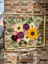 Pressed flower picture frame With Real Flowers picture