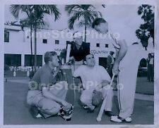 1953 Miami Golf Tourney Jim Hearn Ray Murray Al Brazle Yogi Berra Press Photo picture