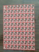 1938 Christmas Seals, partial sheet of 90, Mint  picture