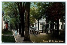 c1910 State Street Exterior View Concord New Hampshire Vintage Antique Postcard picture