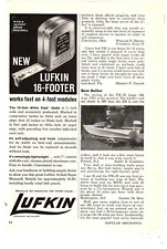 1963 Print Ad Lufkin W9316 16 Foot Super Mezurall Works Fast on 4-foot Modules picture