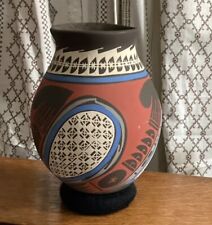 Mata Ortiz Pottery Painted And Designed by Lucero Osuna 6.75”tall  x 5.25”wide picture