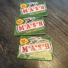 MASH trading cards- 1982. Set Of 3 Unopened Packs picture