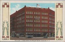 Postcard The Yates A Good Hotel at Popular Prices Syracuse NY  picture