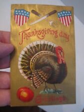 3 EARLY 1900'S POSTCARDS - ALL COLLECTIBLE - THANKSGIVING & MORE - BOX X picture