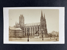 Lepetit, France, Rouen, Eglise Saint-Ouen, vintage CDV albumen print vintage cdv picture