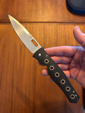 Tom Mayo  -  Custom Knife -  Dr. Death Carbon Fiber  + Mosaic Pins picture