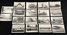 Lot of 18 Real Photo MONROE WI RPPC Postcard B/W Solberger Photo Prints Unposted picture