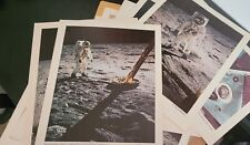 Vintage 1969 NASA Apollo 11 14in X 11 in set of 18 picture