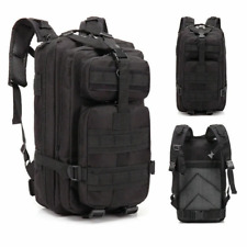 30L Military Black Tactical Backpack Rucksack Camping Hiking Bag Outdoor Travel picture