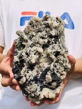 1700G Gorgeous natural Bornite, Calcite and Chalcopyrite Symbiotic crystal speci picture
