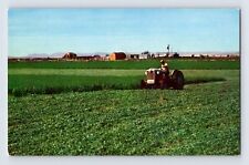 Postcard Washington Columbia Basin WA Agriculture Farm Tractor 1960s Unposted picture