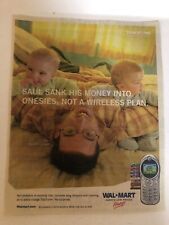 Walmart Tracfone Vintage Print Ad Advertisement pa21 picture