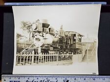 Antique 8x10 Train Locomotive Picture picture