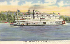 Steamer Str. Gordon C. Greene Linen Postcard Vintage Post Card picture