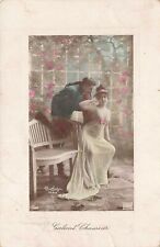 Antique Postcard France Early 1900's Whisper in my Ear picture