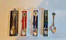 Vintage Decorative Souvenir Spoons - Total Lot of 5 / 4 in Original Boxes picture