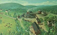 Postcard PA Hopewell Village Pennsylvania Aerial View Chrome Vintage PC H5837 picture