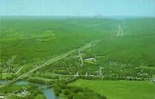 Postcard Chrome Village of Windsor NY Aerial View PC854 picture
