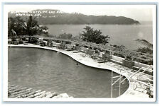 c1920's Swimming Pool Hotel in Acapulco Guerrero Mexico RPPC Photo Postcard picture