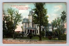 Sacramento CA-California, Governor's Mansion, Antique Vintage Postcard picture
