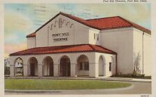 Postcard Fort Sill Theatre Fort Sill OK Oklahoma 1942 picture