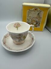 Royal Doulton Brambly Hedge The Wedding cup & saucer Made in England RARE BEAUTY picture