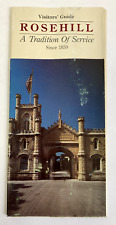 Rosehill Cemetery Chicago Illinois Vintage 1970s  Historical Landmark Brochure picture