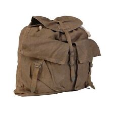 Original Czech Army Vintage Rucksack With Y Straps Suspenders M60 Canvas Bag picture