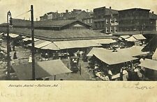 Postcard Baltimore Maryland Lexington Market Street View 1906 VG picture
