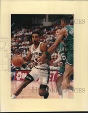 1992 Press Photo San Antonio Spurs & Dallas Mavericks Play Basketball picture