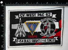 USN Navy VF-154 Black Knights Fighter Squadron F-14 Tomcat CV West Pac 62 Patch picture