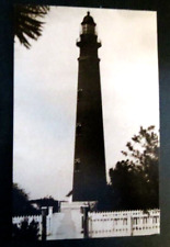 Ponce De Leon Inlet Lighthouse Ponce Inlet FL 1933 Reproduction Postcard picture