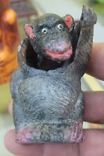 Vintage Antique Carved Ceramic Monkey Hard To Identify The Mark picture