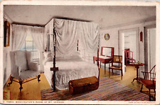 Postcard George Washington Bedroom Canape Mt Vernon 1919 picture