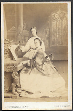 1866 CDV SISTERS - DAGMAR & ALEXANDRA - LATER TSARINA of RUSSIA & QUEEN OF UK picture